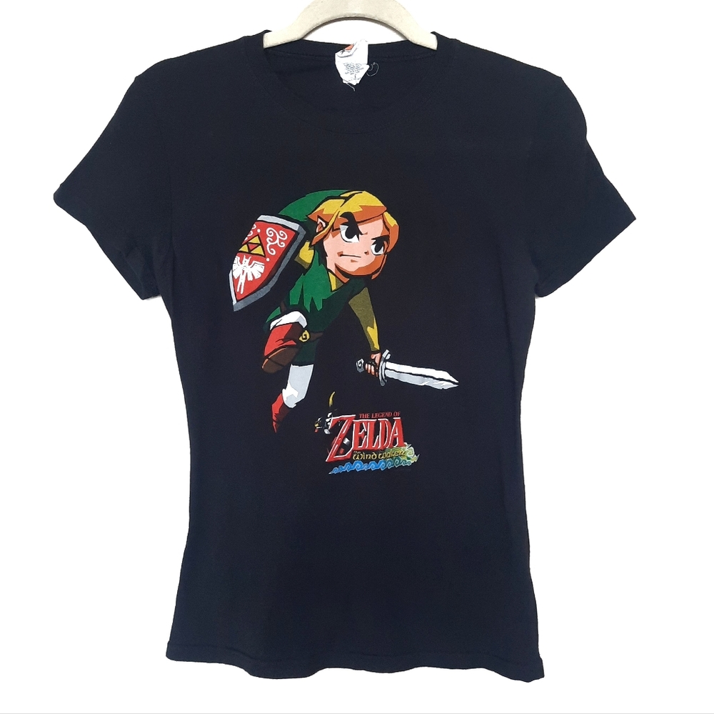 Hot Topic Legend of Zelda: Wind Waker Tee, Medium (Juniors)